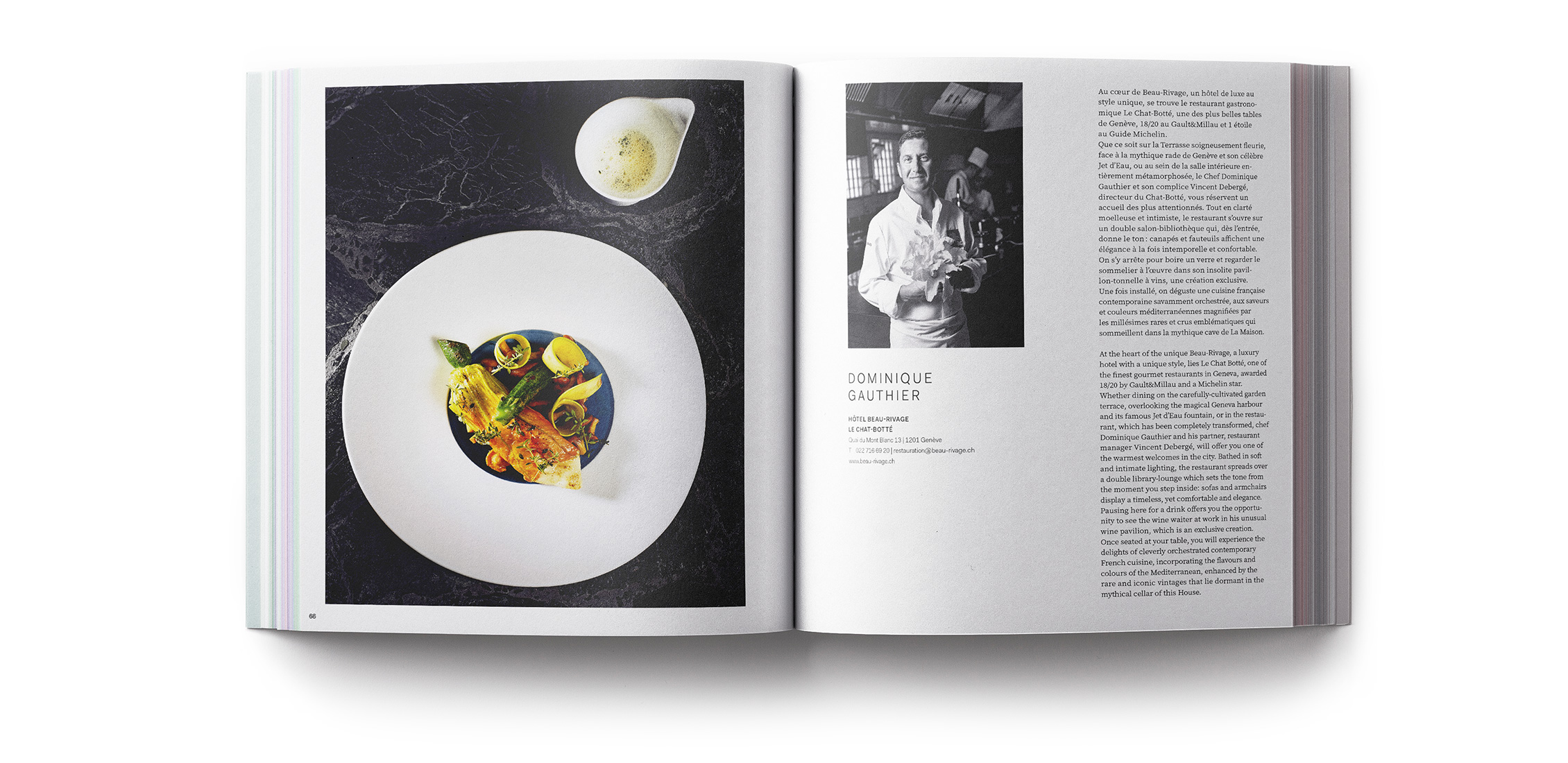 Images des chefs des Grandes Tables de Suisse